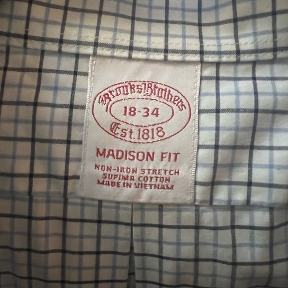 Men’s dress shirt size 18-34 - Picture 3 of 4